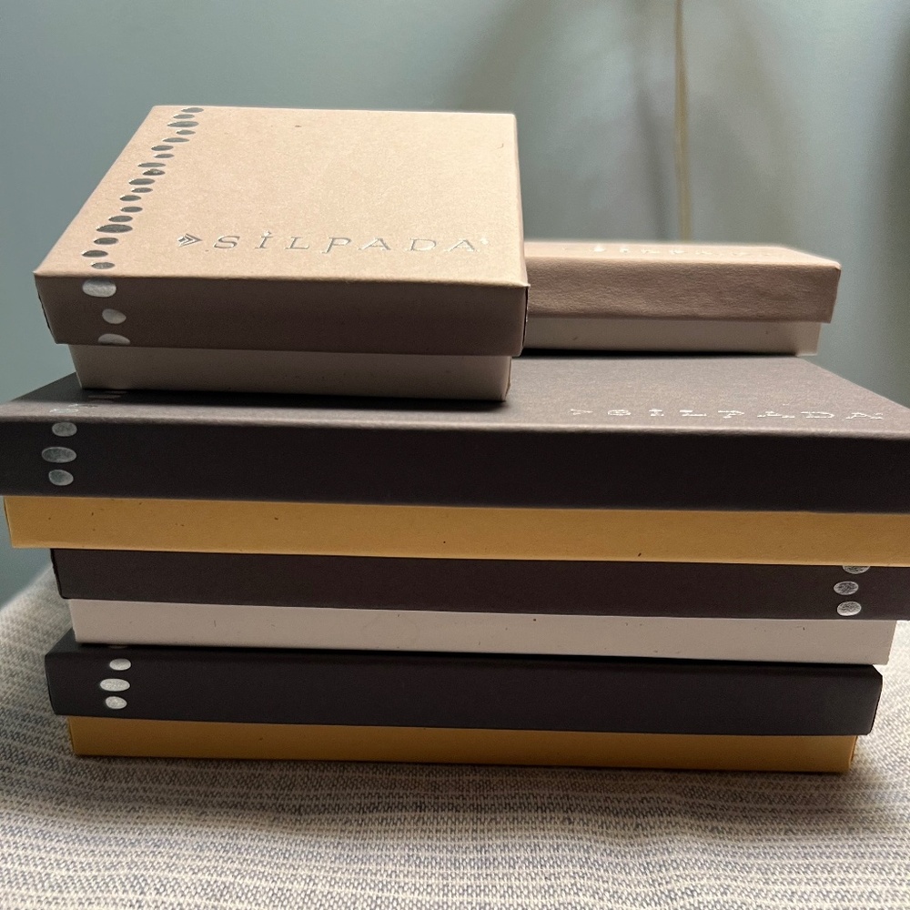 Silpada Jewelry Box Necklace Box Storage Bundle LOT